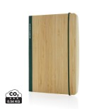 Zápisník Scribe A5 s měkkým bambusovým obalem - zelená