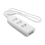 Ohm USB hub - bílá