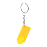Beka přívěšek na klíče se žetonem - žlutá