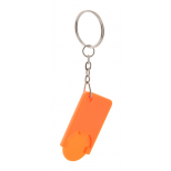 Beka přívěšek na klíče se žetonem - oranžová