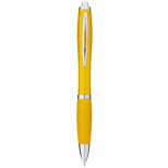 Kuličkové pero Nash s barevným tělem úchopem