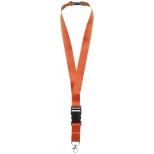 Lanyard Yogi s odepínací přezkou a rozepínací pojistkou