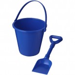 Plážový kbelík a lopatka z recyklovaného plastu Tides