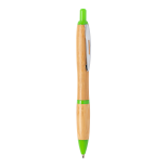 Dafen bambusové kuličkové pero - limetková zelená