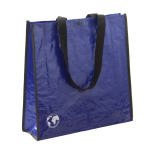 Recycle nákupní taška z recyklovaného materiálu - modrá