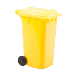 Dustbin stojan na psací potřeby - žlutá