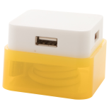 Dix USB rozbočovač - žlutá