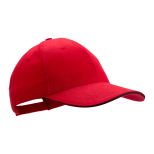 Rubec basebalová čepice - červená