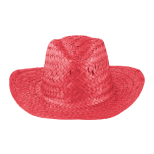 Splash slaměný klobouk - červená