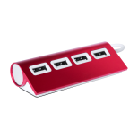 Weeper USB hub - červená
