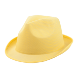 Braz klobouk - žlutá