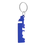 Peterby přívěšek na klíče s otvírákem - modrá