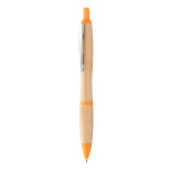 Coldery bambusové kuličkové pero - oranžová