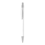 Chromy kuličkové pero - bílá