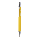 Chromy kuličkové pero - žlutá