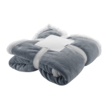 Sammia fleecová deka z korálu - tmavě šedá