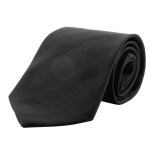 Stripes kravata - černá