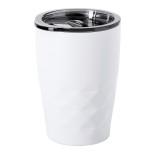 Cupper termo hrnek s měděnou izolací - bílá