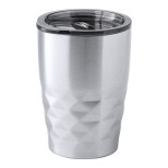 Cupper termo hrnek s měděnou izolací - stříbrná