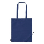 Lulu skládací RPET nákupní taška - tmavě modrá