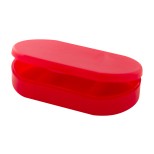 Trizone box na pilulky - červená