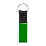 Fique přívěšek na klíče se stojánkem na mobil - zelená