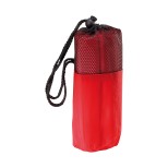 Drizzle pončo - červená