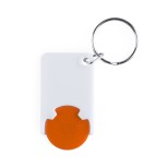 Trolex přívěšek na klíče se žetonem - oranžová