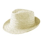 Zelio slámový klobouk - bílá