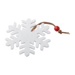 Fantasy vánoční figurka, sněhová vločka - bílá