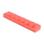Sepill box na pilulky - červená