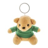 TeddyFob přívěsek na klíče s plyšovým medvídkem - zelená