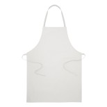 Commis bavlněná zástěra - bílá