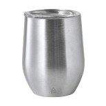 Rebby termo hrnek - stříbrná