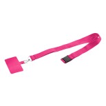 Revent Call RPET lanyard na mobil - růžová