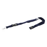 Revent Plus RPET lanyard - tmavě modrá