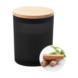 Daizu XL svíčka, santalové dřevo - černá