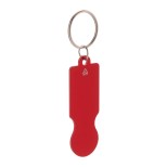 RaluCart přívěšek na klíče se žetonem do košíku - červená