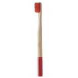 ColoBoo bambusový kartáček na zuby - červená