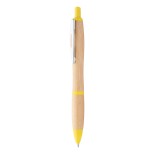 Coldery bambusové kuličkové pero - žlutá