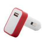 Waze USB nabíječka do auta - červená