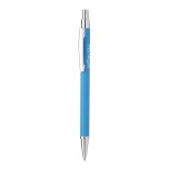 Chromy kuličkové pero - světle modrá