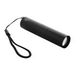 Chargelight Tone dobíjecí svítilna z recyklovaného hliníku - černá