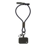 CuffCharge 60W RPET kabel s náramkem na mobil - tmavě modrá