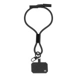 CuffCharge 60W RPET kabel s náramkem na mobil - černá