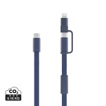 Rychlonabíjecí kabel Arc 2 v 1 z RCS 60W 120 cm - modrá