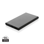 Powerbanka 4.000mAh s USB C z RCS recykl. plastu a hliníku - černá