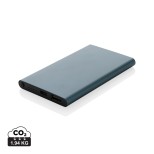 Powerbanka 4.000mAh s USB C z RCS recykl. plastu a hliníku - modrá