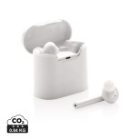 Skutečně bezdrátová sluchátka Liberty v nabíjecí krabičce - bílá
