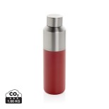 Lahev na vodu Fluid 600ml z RCS recyklované oceli - červená